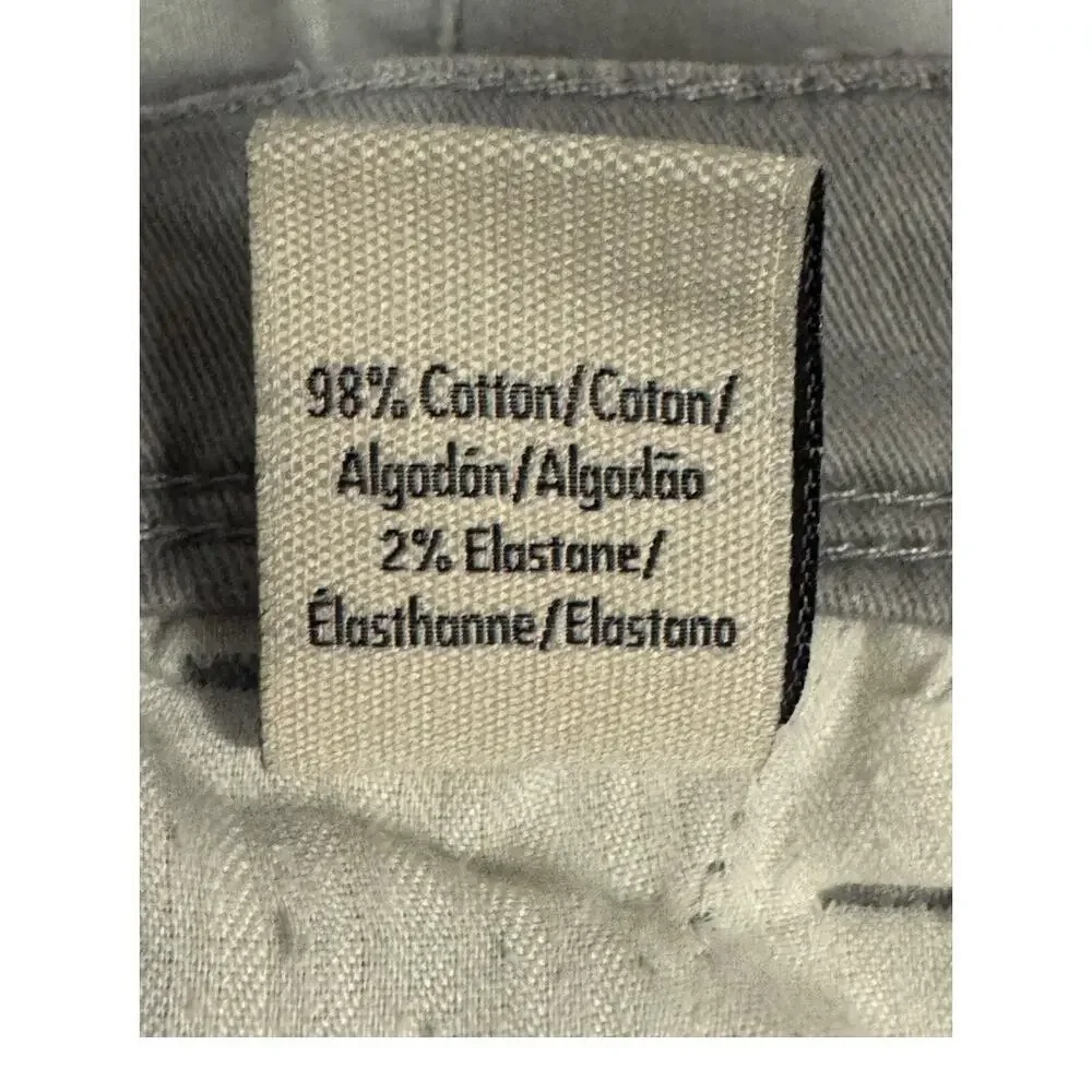 Calvin Klein‎ Women's Cropped Ultimate Skinny Jeans Gray Stretch Size 10 (30)